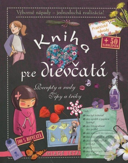 Kniha: Kniha pre dievčatá (Célia Gallais, Clémence Roux de Luze a Michele Lecreux). Slovenské pedagogické nakladateľstvo - Mladé letá, 2013 Kniha: Kniha pre dievčatá (Célia Gallais, Clémence Roux de Luze a Michele Lecreux). Slovenské pedagogické nakladateľstvo - Mladé letá, 2013