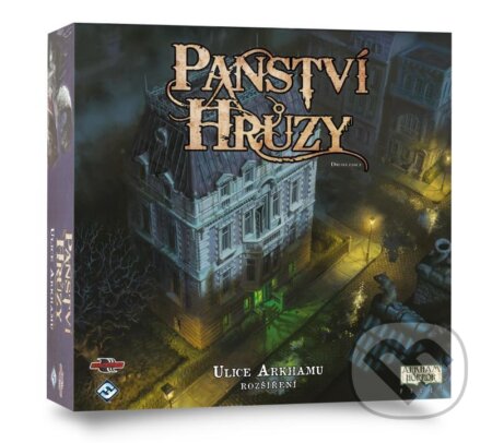 Spoločenská hra: Panství hrůzy: Ulice Arkhamu (Blackfire). Blackfire, 2022 Spoločenská hra: Panství hrůzy: Ulice Arkhamu (Blackfire). Blackfire, 2022