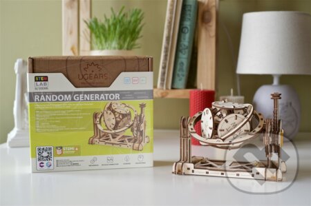 Puzzle: STEM LAB Náhodný generátor – Random Generator (UGEARS). UGEARS, 2022 Puzzle: STEM LAB Náhodný generátor – Random Generator (UGEARS). UGEARS, 2022