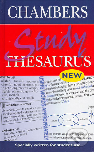 Kniha: Chambers Study Thesaurus (Autorský kolektív). Chambers, 2002 Kniha: Chambers Study Thesaurus (Autorský kolektív). Chambers, 2002