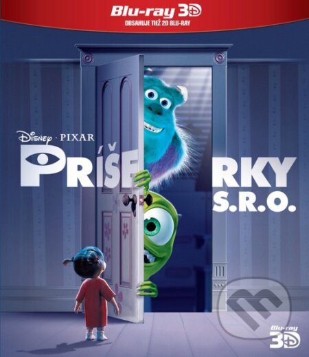 Film: Príšerky s.r.o. 3D (David Silverman, Peter Docter, Pete Docter, Andrew Stanton a Lee Unkrich) (Blu-ray). Magicbox, 2013 Film: Príšerky s.r.o. 3D (David Silverman, Peter Docter, Pete Docter, Andrew Stanton a Lee Unkrich) (Blu-ray). Magicbox, 2013