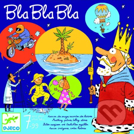 Spoločenská hra: Spoločenská hra Bla Bla Bla (Djeco). Djeco, 2019 Spoločenská hra: Spoločenská hra Bla Bla Bla (Djeco). Djeco, 2019