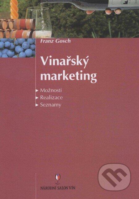 Kniha: Vinařský marketing (Franz Gosch). Národní vinařské centrum, 2005 Kniha: Vinařský marketing (Franz Gosch). Národní vinařské centrum, 2005