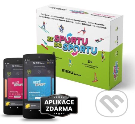 Společenská hra: Ze sportu do sportu (MIDU Games). MIDU Games, 2022 Společenská hra: Ze sportu do sportu (MIDU Games). MIDU Games, 2022