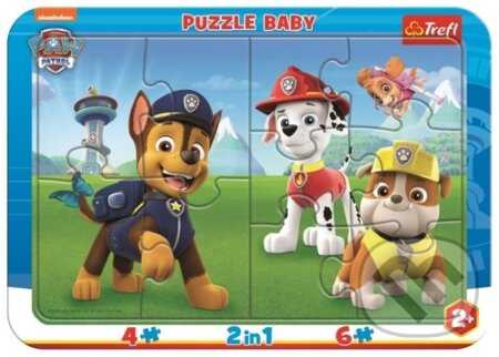 Puzzle: Šťastná Tlapková patrola 2v1 (Trefl). Trefl, 2022 Puzzle: Šťastná Tlapková patrola 2v1 (Trefl). Trefl, 2022