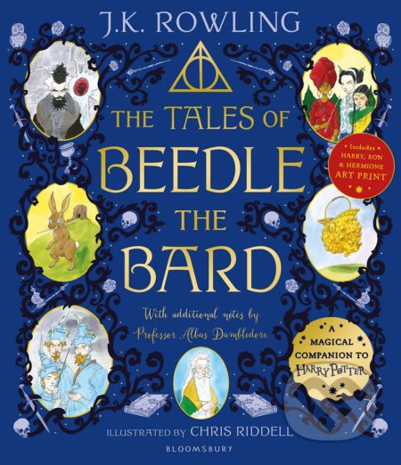 Kniha: The Tales of Beedle the Bard (J.K. Rowling). Bloomsbury, 2022 Kniha: The Tales of Beedle the Bard (J.K. Rowling). Bloomsbury, 2022