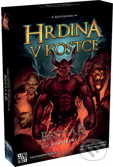 Spoločenská hra: Hrdina v kostce: Bestiář (REXhry). REXhry, 2020 Spoločenská hra: Hrdina v kostce: Bestiář (REXhry). REXhry, 2020