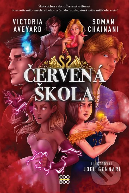 Kniha: Červená škola (Soman Chainani a Victoria Aveyard). CooBoo SK, 2022 Kniha: Červená škola (Soman Chainani a Victoria Aveyard). CooBoo SK, 2022