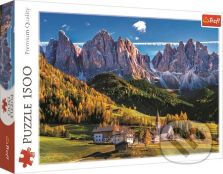 Údolí Val di Funes, Dolomity, Trefl, 2022