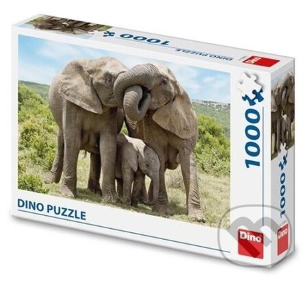 Puzzle: Sloní rodina (Dino). Dino, 2022 Puzzle: Sloní rodina (Dino). Dino, 2022