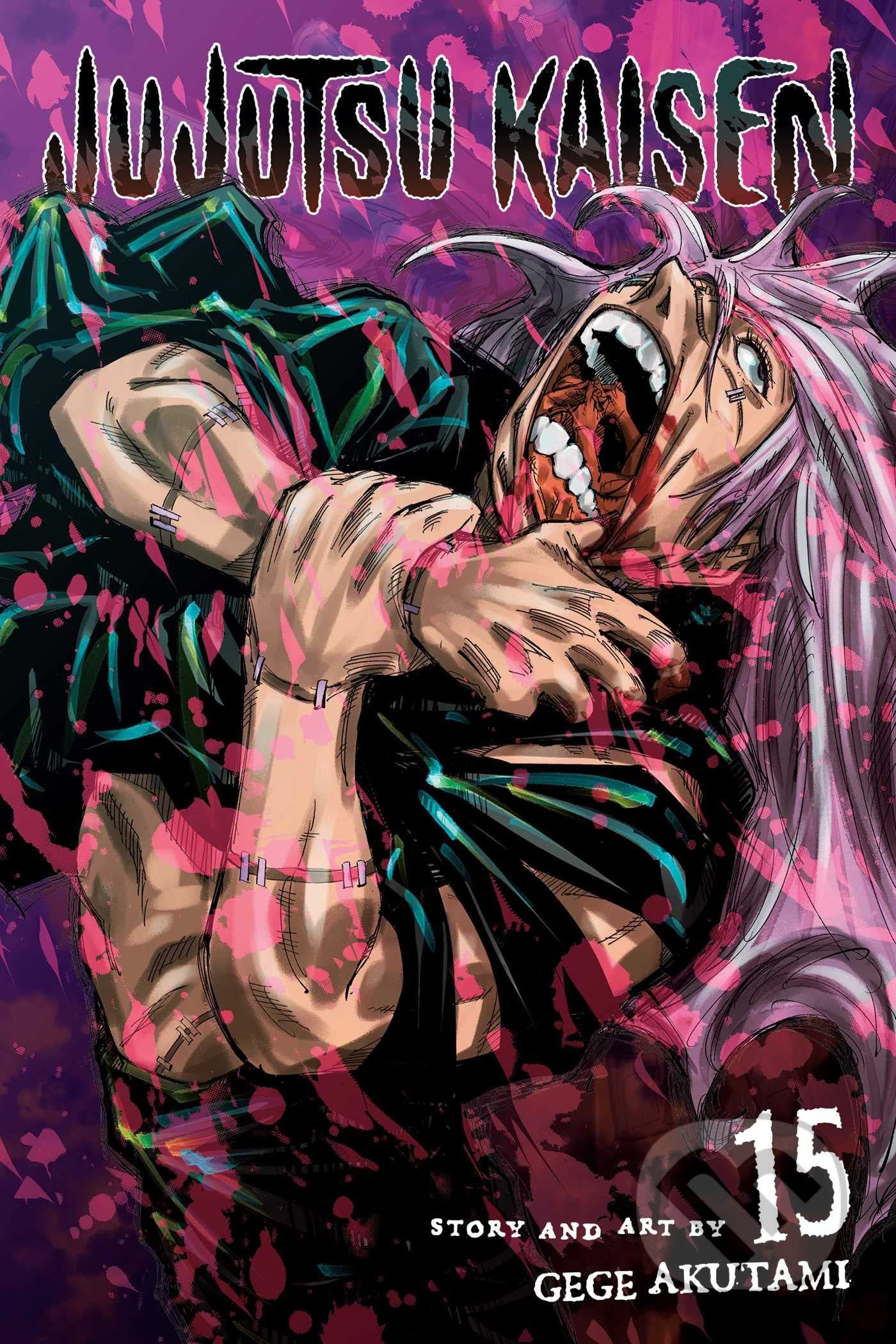 Kniha: Jujutsu Kaisen 15 (Gege Akutami). Viz Media, 2022 Kniha: Jujutsu Kaisen 15 (Gege Akutami). Viz Media, 2022