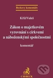 Kniha: Zákon o majetkovém vyrovnání s církvemi a náboženskými společnostmi (Valeš Kříž). C. H. Beck, 2013 Kniha: Zákon o majetkovém vyrovnání s církvemi a náboženskými společnostmi (Valeš Kříž). C. H. Beck, 2013