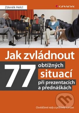 Kniha: Jak zvládnout 77 obtížných situací při prezentacích a přednáškách (Zdeněk Helcl). Grada, 2013 Kniha: Jak zvládnout 77 obtížných situací při prezentacích a přednáškách (Zdeněk Helcl). Grada, 2013