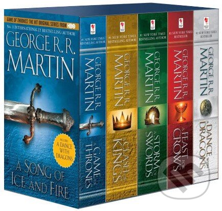 Kniha: A Song of Ice and Fire - Box set (George R.R. Martin). Bantam Press, 2012 Kniha: A Song of Ice and Fire - Box set (George R.R. Martin). Bantam Press, 2012