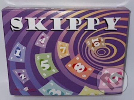 Společenská hra: Skippy - Zábavná sekvenčná kartová hra (Lauko Promotion). Lauko Promotion, 2022 Společenská hra: Skippy - Zábavná sekvenčná kartová hra (Lauko Promotion). Lauko Promotion, 2022