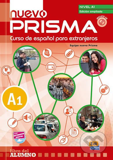 Kniha: Prisma A1 Nuevo - Ed. ampliada (12 unidades) Libro del alumno + CD (Edinumen). Edinumen Kniha: Prisma A1 Nuevo - Ed. ampliada (12 unidades) Libro del alumno + CD (Edinumen). Edinumen