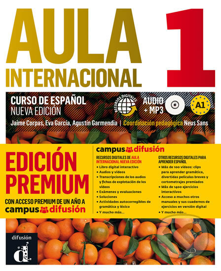 Kniha: Aula Internacional Nueva edición 1 (A1) – Libro del alumno Premium (Klett). Klett, 2018 Kniha: Aula Internacional Nueva edición 1 (A1) – Libro del alumno Premium (Klett). Klett, 2018