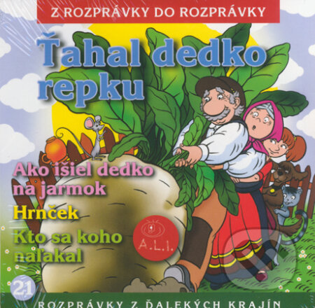 Audiokniha: Ťahal dedko repku (Dušan Brindza a Lenka Tomešová). A.L.I., 2013 Audiokniha: Ťahal dedko repku (Dušan Brindza a Lenka Tomešová). A.L.I., 2013