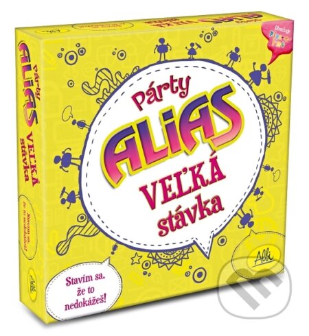 Spoločenská hra: Párty Alias Veľká stávka (Albi). Albi, 2013 Spoločenská hra: Párty Alias Veľká stávka (Albi). Albi, 2013