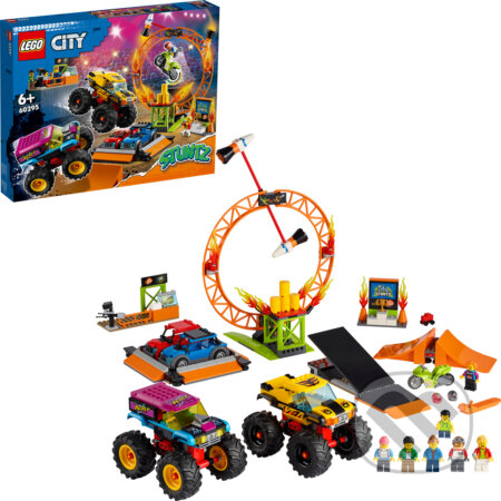 Spoločenská hra: LEGO® City 60295 Kaskadérska aréna (LEGO). LEGO, 2022 Spoločenská hra: LEGO® City 60295 Kaskadérska aréna (LEGO). LEGO, 2022