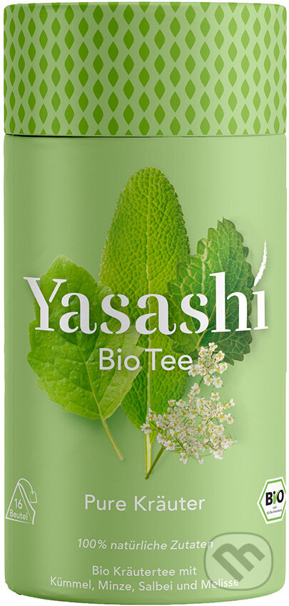 Kávy a čaje: Yasashi BIO Pure Herbs (Yasashi). Yasashi, 2022 Kávy a čaje: Yasashi BIO Pure Herbs (Yasashi). Yasashi, 2022