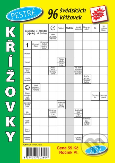 Kniha: Pestré křížovky 2/2022 (Telpres). Telpres, 2022 Kniha: Pestré křížovky 2/2022 (Telpres). Telpres, 2022
