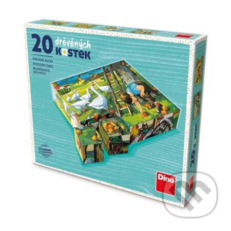 Společenská hra: Na Statku - Dřevěné kostky (Dino). Dino, 2022 Společenská hra: Na Statku - Dřevěné kostky (Dino). Dino, 2022