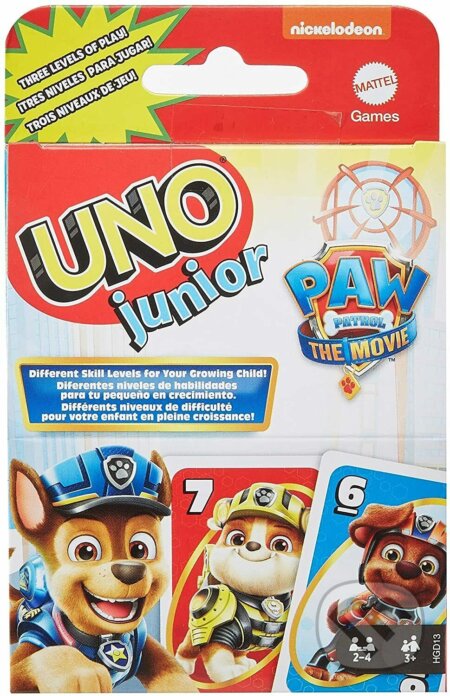 Spoločenská hra: UNO Junior: Tlapková patrola (Hasbro). Hasbro, 2022 Spoločenská hra: UNO Junior: Tlapková patrola (Hasbro). Hasbro, 2022