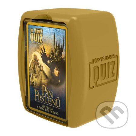 Spoločenská hra: TOP TRUMPS QUIZ Pán prstenů CZ - kvízová karetní hra (Winning Moves). Winning Moves, 2022 Spoločenská hra: TOP TRUMPS QUIZ Pán prstenů CZ - kvízová karetní hra (Winning Moves). Winning Moves, 2022