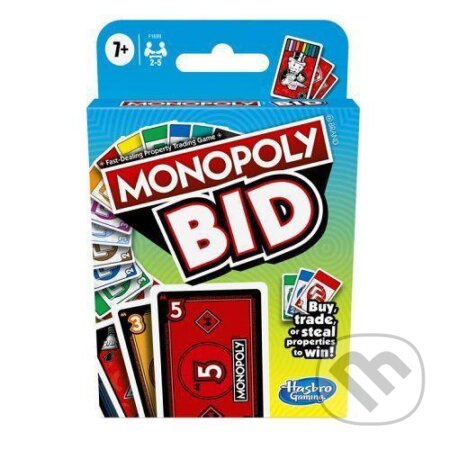 Spoločenská hra: Monopoly Bid (Hasbro). Hasbro, 2022 Spoločenská hra: Monopoly Bid (Hasbro). Hasbro, 2022