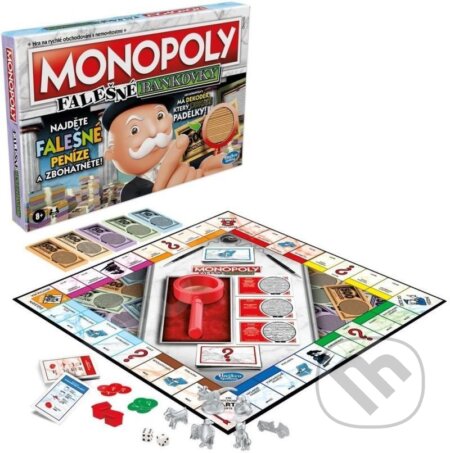 Společenská hra: Monopoly: Falešné bankovky (Hasbro). Hasbro, 2022 Společenská hra: Monopoly: Falešné bankovky (Hasbro). Hasbro, 2022