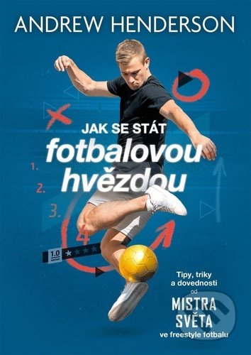 Kniha: Jak se stát fotbalovou hvězdou (Andrew Henderson). Slovart CZ, 2022 Kniha: Jak se stát fotbalovou hvězdou (Andrew Henderson). Slovart CZ, 2022