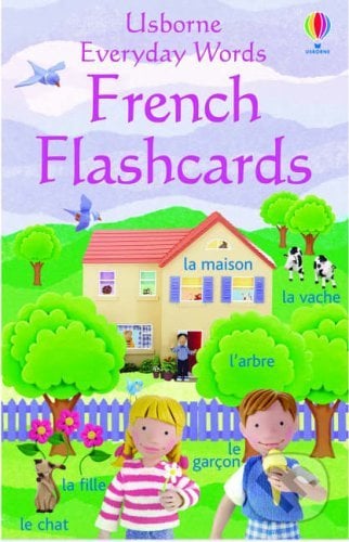 Everyday Words French Flashcar - Felicity Brooks, Jo Litchfield  (ilustrácie), Usborne, 2005