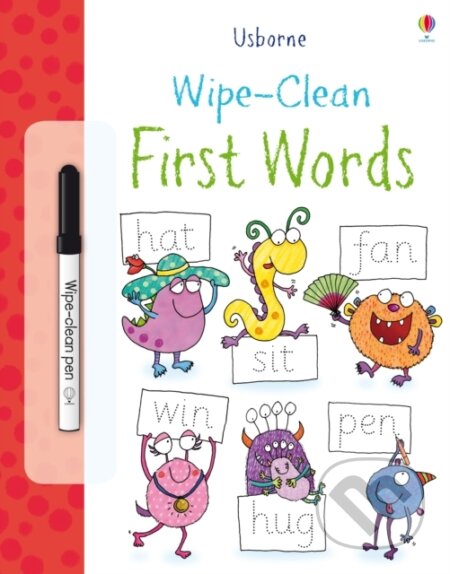 Kniha: Wipe-Clean First Words (Jessica Greenwell). Usborne, 2013 Kniha: Wipe-Clean First Words (Jessica Greenwell). Usborne, 2013