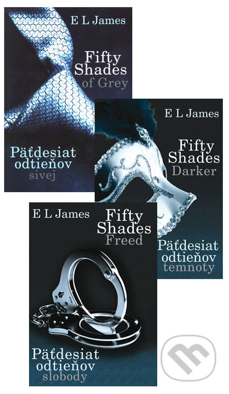 Kniha: Fifty Shades v slovenskom jazyku (komplet) (E L James). XYZ Kniha: Fifty Shades v slovenskom jazyku (komplet) (E L James). XYZ