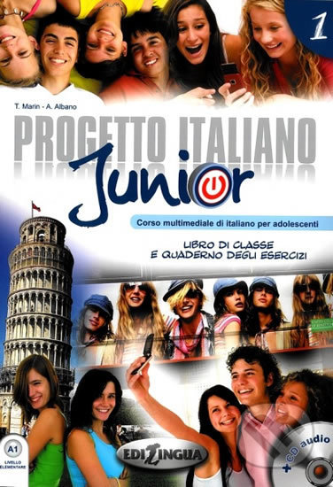 Kniha: Progetto Italiano Junior 1: Libro di classe e Quaderno degli esercizi + CD Audio + DVD (Marco Dominici a Telis Marin). Edilingua, 2011 Kniha: Progetto Italiano Junior 1: Libro di classe e Quaderno degli esercizi + CD Audio + DVD (Marco Dominici a Telis Marin). Edilingua, 2011