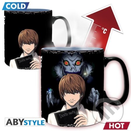 Death Note meniaci sa keramický Hrnček - Kira & L (ABYstyle). ABYstyle, 2022 Death Note meniaci sa keramický Hrnček - Kira & L (ABYstyle). ABYstyle, 2022