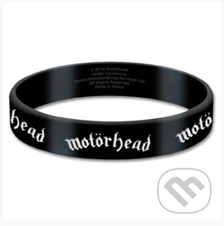 Silikónový náramok Motörhead: Logo, , 2017