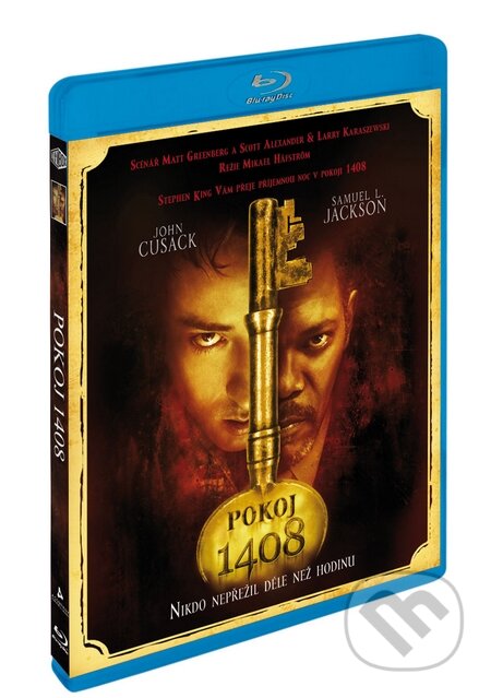 Film: Pokoj 1408 (Mikael Håfström, John Cusack a Samuel L. Jackson) (Blu-ray). Magicbox, 2013 Film: Pokoj 1408 (Mikael Håfström, John Cusack a Samuel L. Jackson) (Blu-ray). Magicbox, 2013