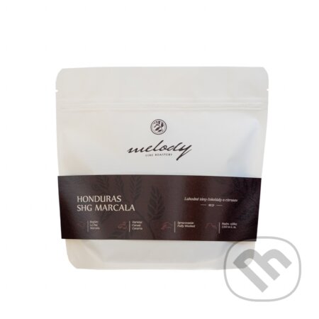 Kávy a čaje: Honduras SHG Marcala (Melody Fine Roastery). Melody Fine Roastery, 2022 Kávy a čaje: Honduras SHG Marcala (Melody Fine Roastery). Melody Fine Roastery, 2022