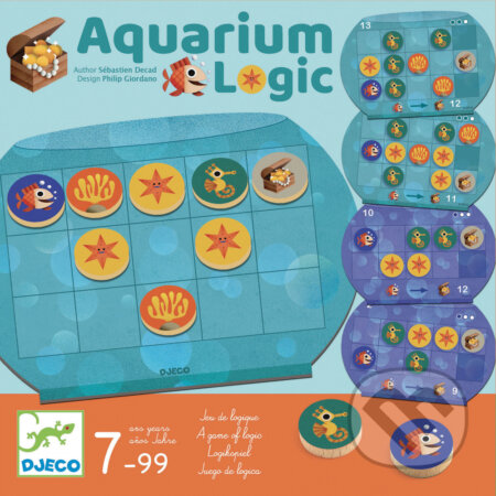 Spoločenská hra: Aquarium Logic: Cesta k pokladu (Djeco). Djeco, 2022 Spoločenská hra: Aquarium Logic: Cesta k pokladu (Djeco). Djeco, 2022