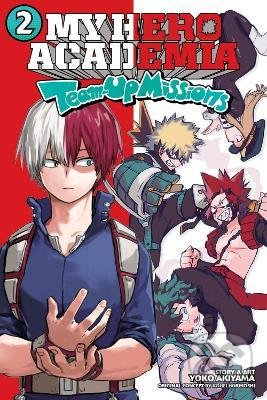 Kniha: My Hero Academia: Team-Up Missions 2 (Yoko Akiyama). Viz Media, 2022 Kniha: My Hero Academia: Team-Up Missions 2 (Yoko Akiyama). Viz Media, 2022