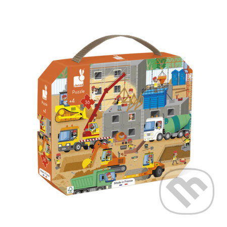 Puzzle: Na stavbe v kufríku (Janod). Janod, 2022 Puzzle: Na stavbe v kufríku (Janod). Janod, 2022