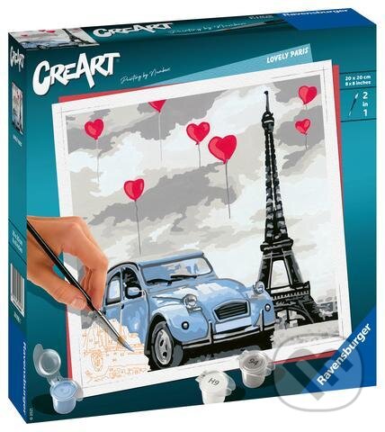 Společenská hra: Ravensburger CreArt - Kouzelná Paříž (Ravensburger). Ravensburger, 2022 Společenská hra: Ravensburger CreArt - Kouzelná Paříž (Ravensburger). Ravensburger, 2022
