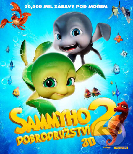 Film: Sammyho dobrodružství 2 3D (Ben Stassen) (Blu-ray). Hollywood, 2013 Film: Sammyho dobrodružství 2 3D (Ben Stassen) (Blu-ray). Hollywood, 2013