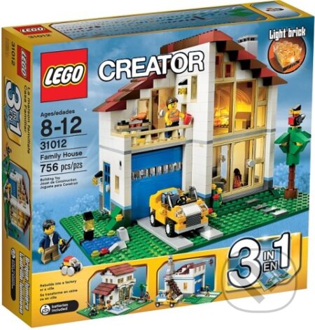 Spoločenská hra: LEGO CREATOR 31012 - Rodinný domček (LEGO). LEGO, 2013 Spoločenská hra: LEGO CREATOR 31012 - Rodinný domček (LEGO). LEGO, 2013