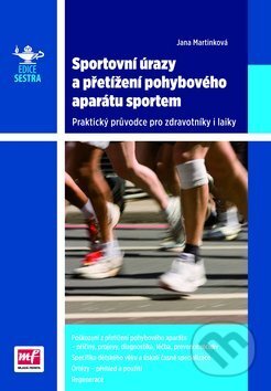 Kniha: Sportovní úrazy a přetížení pohybového aparátu sportem (Jana Martinková). Mladá fronta, 2013 Kniha: Sportovní úrazy a přetížení pohybového aparátu sportem (Jana Martinková). Mladá fronta, 2013