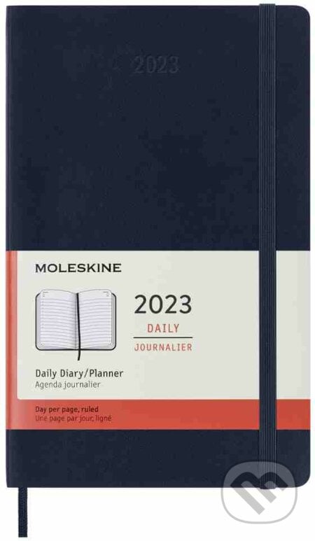 Moleskine – 12-mesačný denný modrý diár 2023, Moleskine, 2022