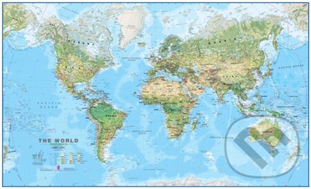 Svet - geografická mapa 1:30 mil. (TATRAPLAN). TATRAPLAN, 2022 Svet - geografická mapa 1:30 mil. (TATRAPLAN). TATRAPLAN, 2022