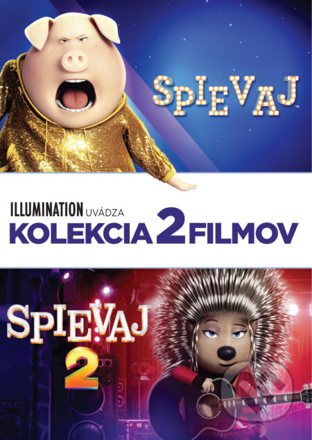 Film: Spievaj kolekcia 1.+2. (SK) (Garth Jennings) (DVD). Magicbox, 2022 Film: Spievaj kolekcia 1.+2. (SK) (Garth Jennings) (DVD). Magicbox, 2022